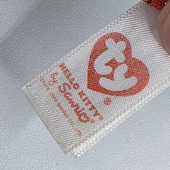 Ty Sanrio Hello Kitty in Christmas Dress w/ Gingerbread Man Plush - Picture 6 of 7